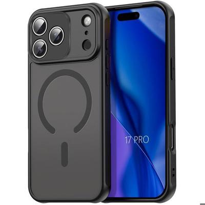 Protective Case - BOOLING - for iPhone 17 Pro - Shockproof - Compatible with Wireless Chargers - Black