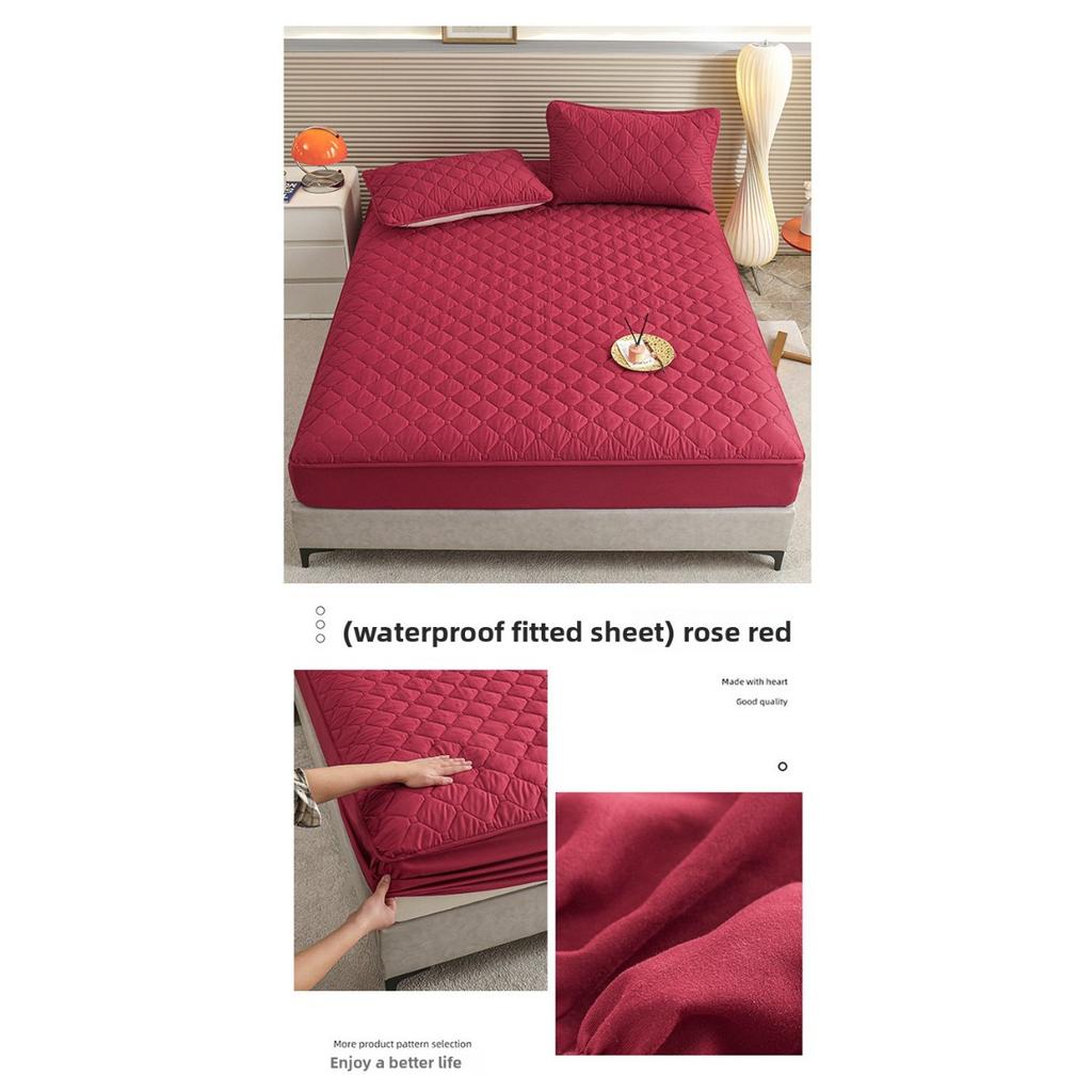 Waterproof Bed Sheet, Urine Isolation Clip Cotton Bed Sheet, Fully Wrapped Non Slip Bed Cover, Simmons Mattress Protective Cover