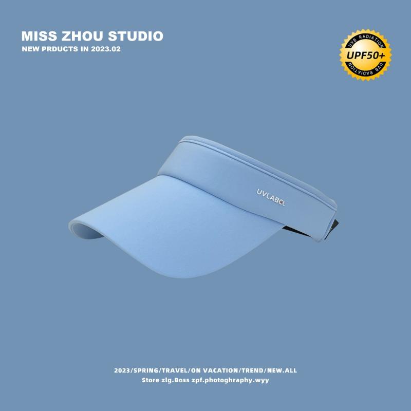 

Running empty cap children summer outdoor sports outing big eaves cold silk cool feeling no top cap men Adjustable светло-синий