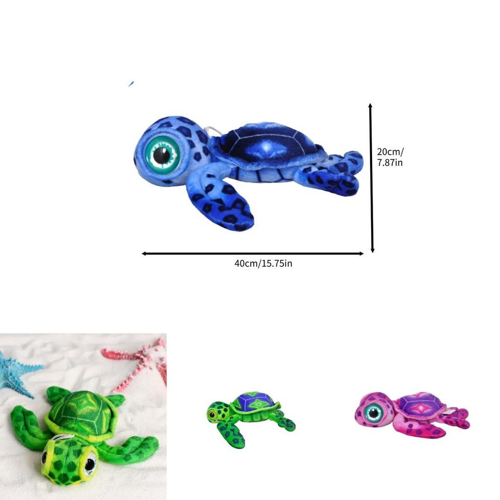 Peluche Tartaruga Marina Occhi Grandi Carino Cuscino Regalo per Fidanzata