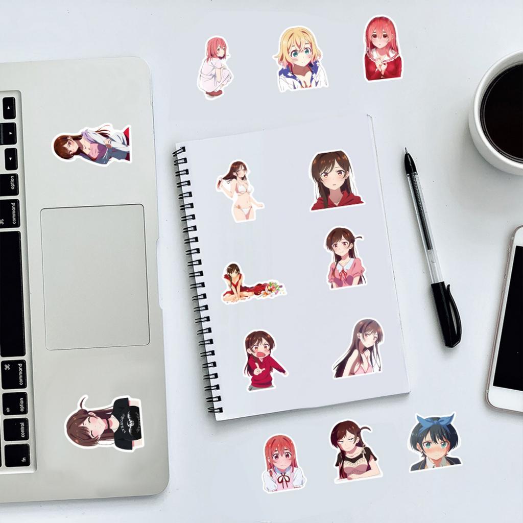 50buc Autocolante Valiză Scuter Calculator Tabletă Decorațiuni Desen Animat