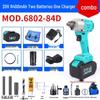 Large Brushless Impact Wrench with Lithium Battery for Scaffolding
