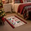Christmas Carpet Area Rugs Anti-slip Entrance Doormat For Living Room Bedroom Decor Soft Bathroom Kitchen Floor Mat