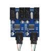 Motherboard USB 2.0 9Pin Female Interface Header Splitter 1 To 2/4 Extension Cable Adapter 9-Pin PC Computer USB HUB Connectors