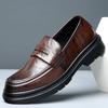 22 Spring New Casual Business Casual Foot Pull-On Comfortable Soft Face Formal Leather Shoes