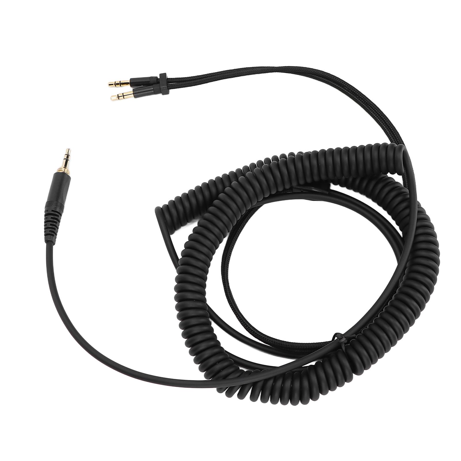 

Сменный кабель для наушников 3,5 мм на двойной 3,5 мм штекер, шнур для гарнитуры с адаптером 6,35 мм для