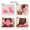 5/10PCS Silicone Hair Curler Mushroom Hair Curler Bell Hair Curling Artifact Lazy Hair Curler