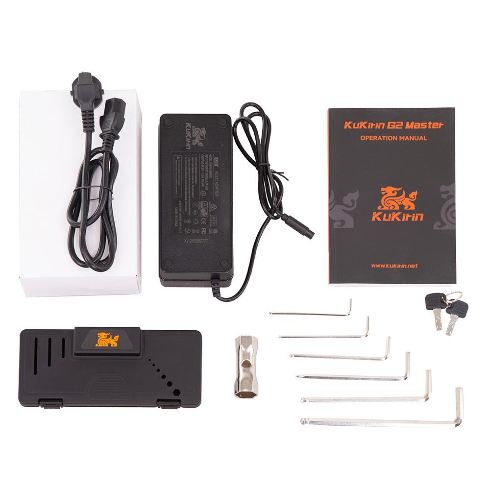 Elektrická koloběžka pro dospělé Kukirin G2 Master 1000Wx2 Duální motor Elektrická koloběžka Skládací Maximální rychlost 60 km/h 52V 20,8AH Dojezd 70 km Nosnost 120 kg Černá