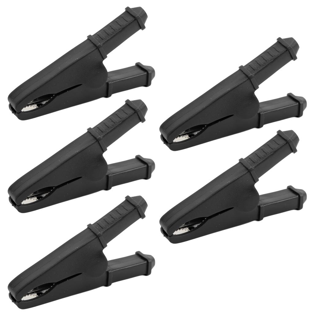 5Pcs Power Test Clip Good Electrical Conductivity Corrosion Resistance Electrical Test Clamp Clips for Electronic