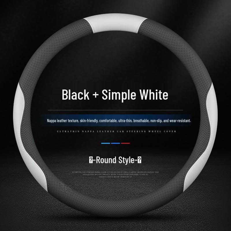 Ultradünne Lenkradabdeckung aus echtem Leder für Nissan: Neuer Sylphy, Teana, Bluebird, Qashqai, X-Trail, Tiida, Murano