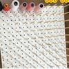 Self Adhesive Sewing Pegboard with 25 Wood Hook 11.8x11.8in Multifunctional Pegboard Organizer
