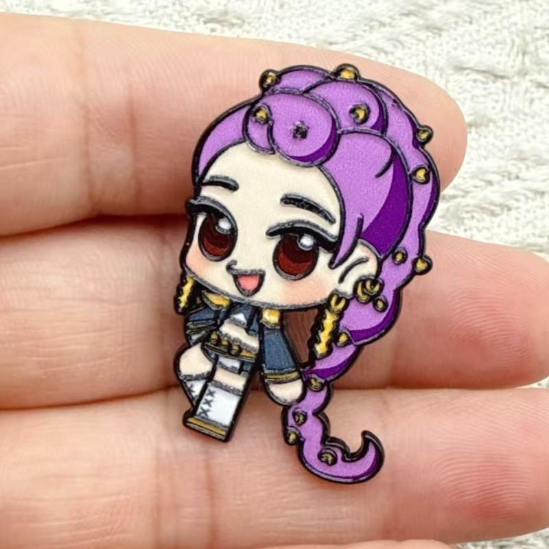 1/4 Pcs K- Enamel Brooches  Girl Group Collection Lapel Pin Cute Clothing Backpack Badge Decor Gift For Fans