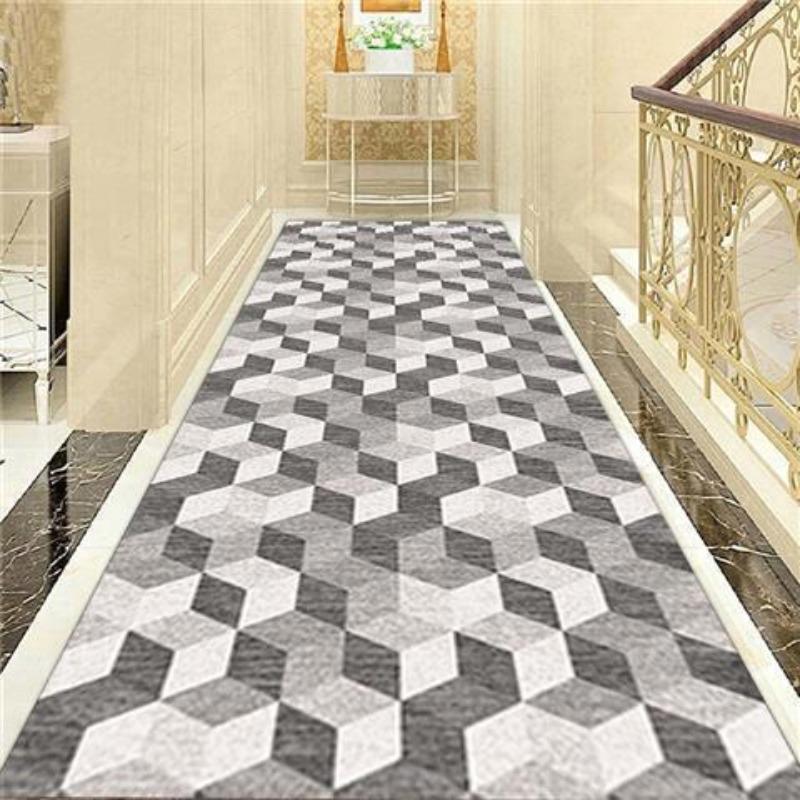 Moderne Geometrische Lange Flur Teppiche Wohnzimmer Schlafzimmer Teppiche Treppenhaus Flur Dekor Korridor Gang Party Hochzeit Gastfamilie