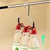 Multi-Functional Home Closet Hooks Creative Round Ring Hangers for Hats Coats Space-Saving Durable Wardrobe Organizer