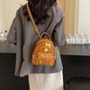 2025 autumn and winter new premium backpack fashion versatile casual schoolbag light luxury high-end trendy bag
