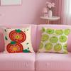 classic food Tomato Cushion Cover Soft & Easy-Wash Pillow Case – Versatile for Couch, Bed, Travel and Office