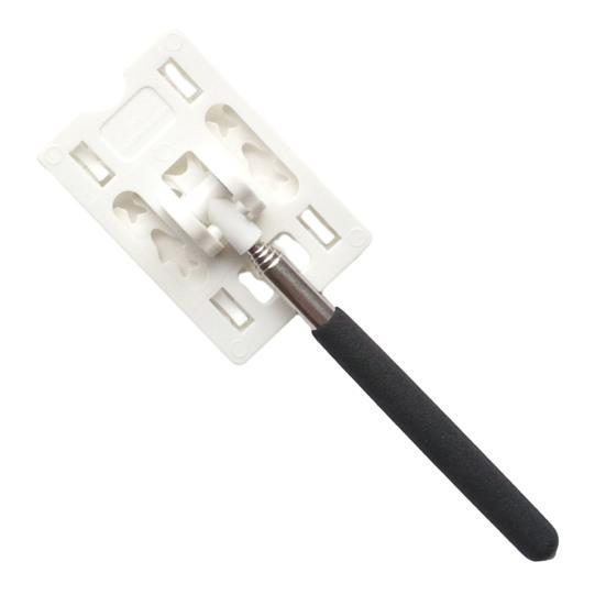Retractable Card Reacher Stick Parking Lever Swiping Card Stick for Car Stainless Steel Parking Payment Pole Swiping Tool
