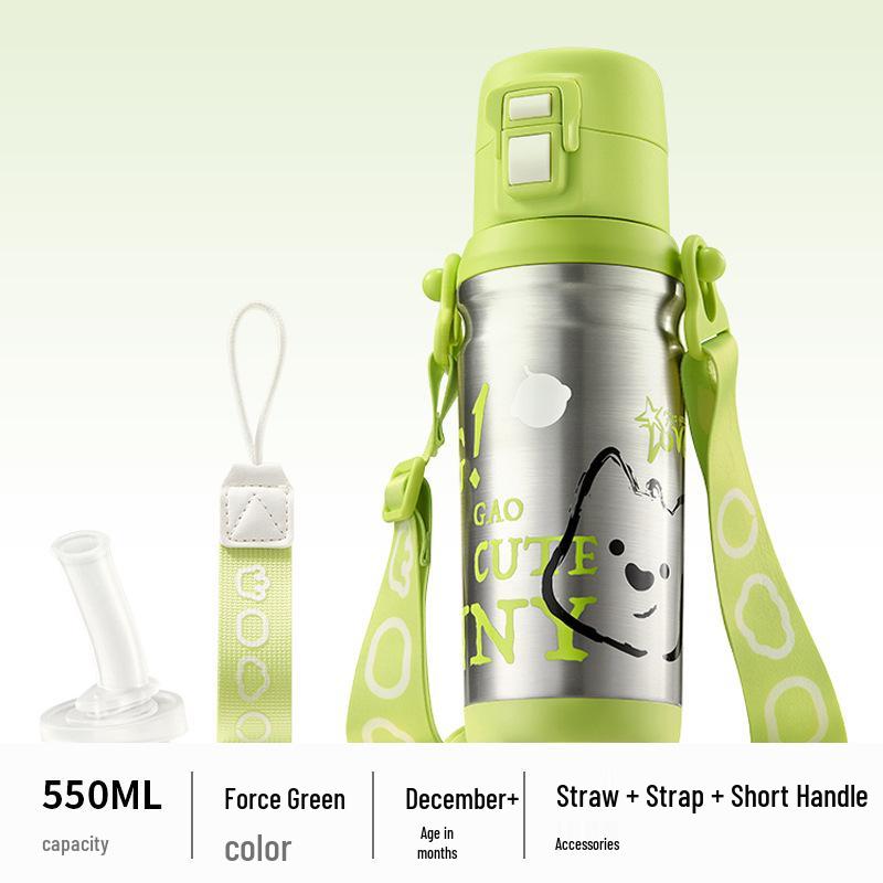 Babycare Kids' 600ml Insulated Monster Cup: Large Capacity, High-Value, Ages 3-12, Three-in-One Drink Hug