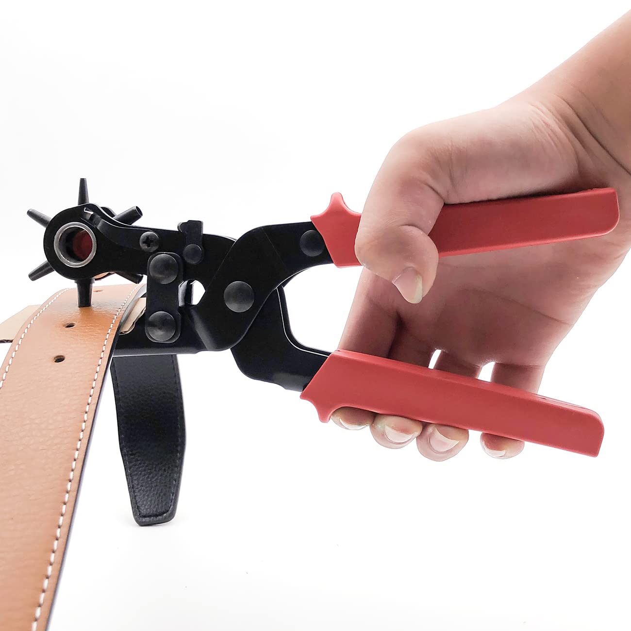 

Leather Leather Hole Belt Hole Diameter Suitable for DIY Punching Punch, Punch, Punch 2.0-4.5mm (6 Levels) Leather, Belts, Bands, Backpacks, etc.