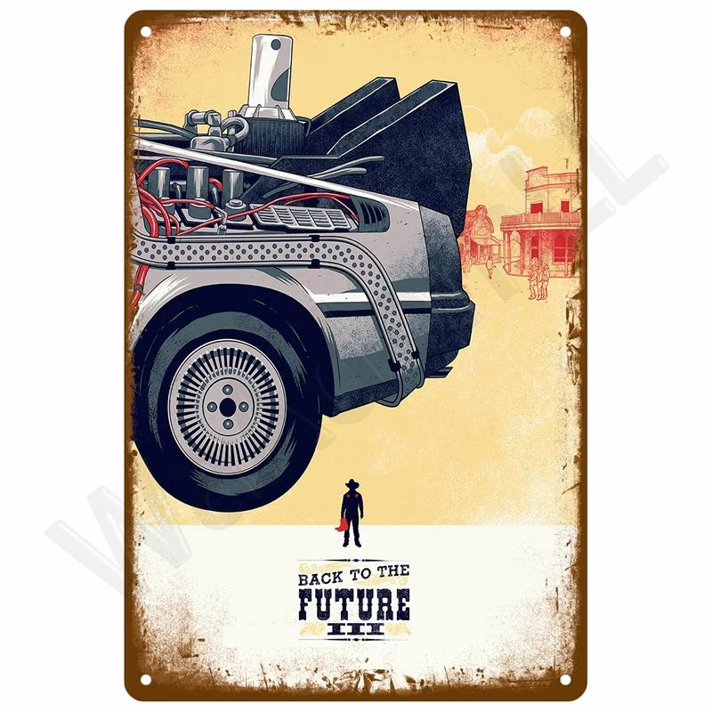 Retro Metal Sign Wall Art Mural Aesthetic Room Home Decor Items Poster Vintage Metal Plate Garage Decoration Tin Sign Plates Bar