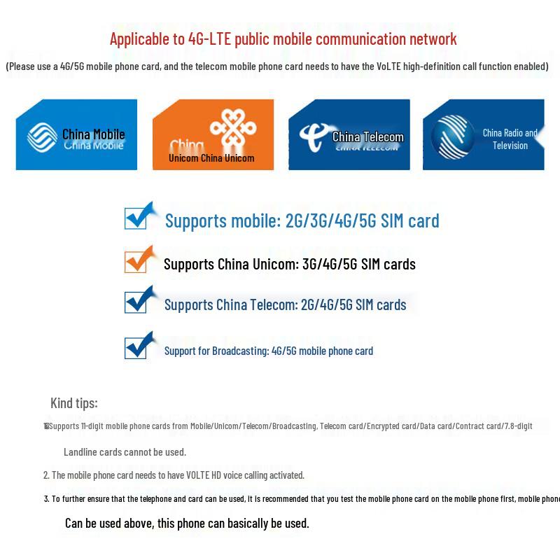 Zhongnuo C265 Smart Edition 4G/5G Wireless Fixed-Line Phone