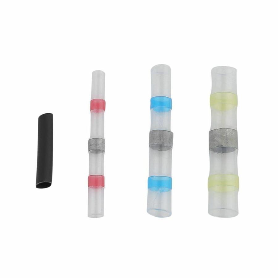 102Pcs Heat Shrink Butt Crimp Terminal Waterproof Seal Electrical Butt Connector