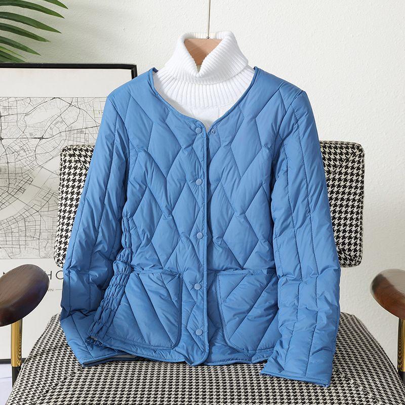 Winter Women's Short Fleece-Lined Thickened Inner-Wear Cotton-Padded Coat Quilted Jacket Close-Fitting Warm Down Cotton-Padded Coat Thin Inner