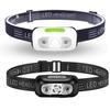 Mini Rechargeable Powerful Sensor Headlamp Fishing Camping USB Head Flashlight COB LED Head Light Torch Headlights Front Lantern