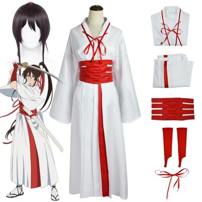 Anime Jigoku Raku Yamada Asaemon Sagiri Cospaly Asaemon Uniform Kimono Perücke Tops Culottes Anzug Halloween Party Kleidung Kostüme