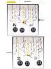Birthday Party Spiral Hanging Decorations Set - 12 Pieces for 30th, 40th, 50th, 60th Celebrations