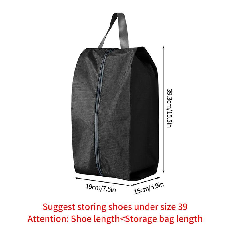 

Портативные сумки для хранения обуви, дорожные чехлы для обуви, водонепроницаемый карман, унисекс, сумка-органайзер на молнии, влагостойкий комплект для хранения обуви