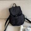 Premium Sense Flip Magnetic Buckle Schoolbag Backpack New Casual Niche Pleated Backpack Backpack Backpack