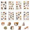 8 Cartoon Cute Cat Stickers Can Be Waterproof Diary Hand Account Stickers Gu Card Stickers DIY Decorative Stickers Stickers