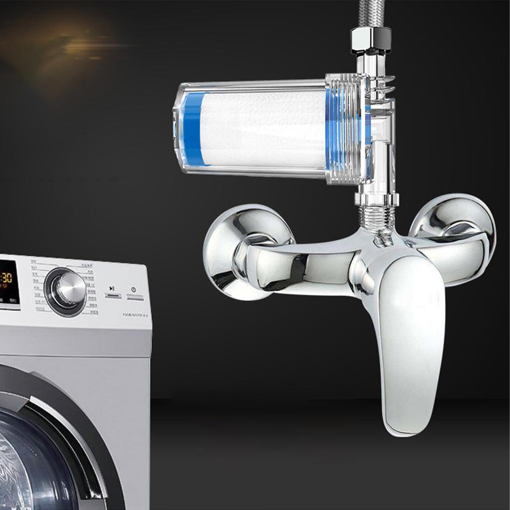 Durable Filter Shower Filter Leak Proof Connector Filter Dirt Filter Water Filter Element Plastic Material for Home Use