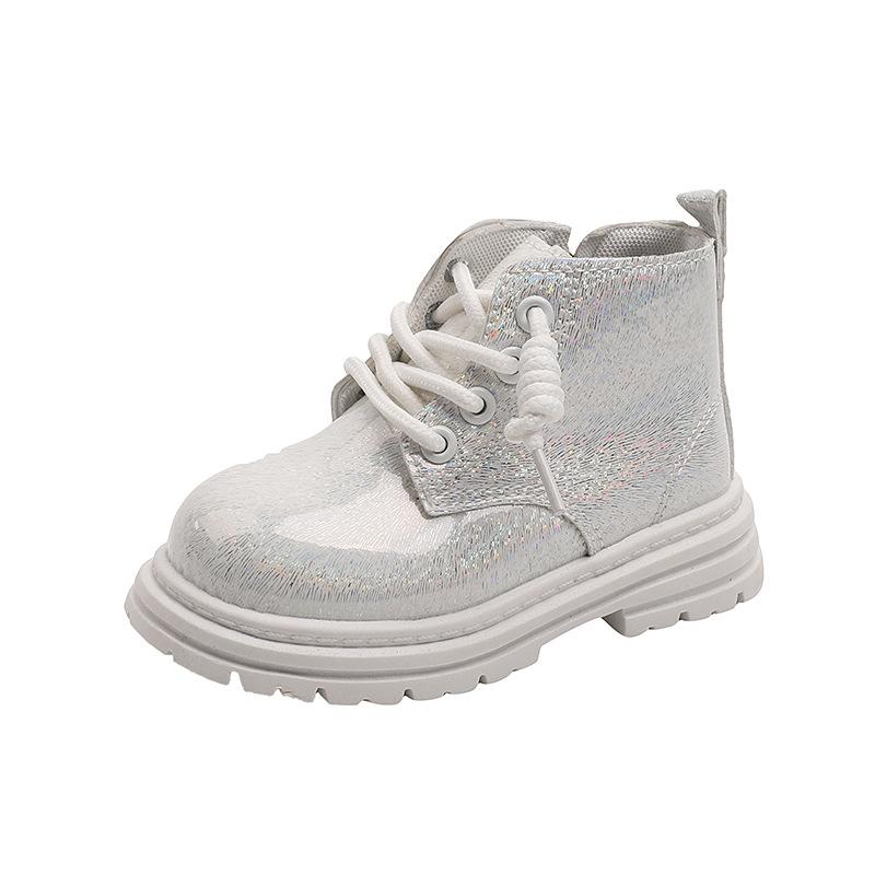 

Девочки Короткие Ботинки Детские Британский Стиль Мягкая Подошва Легкие Ботинки Ботильоны 25 белый