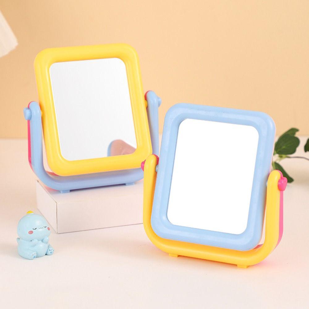 Square Double Sided Vanity Mirror Desktop Decorative Mirror Home Bedroom Decoration
