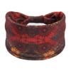 Boho Headband Mandala Flower Hair Band Stretch Sweat-wicking Bandeau for Women with Wide Brim