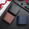 Men Card Wallet Bifold Slim Wallet Minimalist Short Wallet Pocket Card Holder Gift for Father Husband Boyfriend