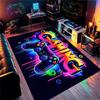 Gaming for Boys Room Gamer Casual Carpet with Controller Design Rug for Game Room Bedroom Decor Machine Washab Mat