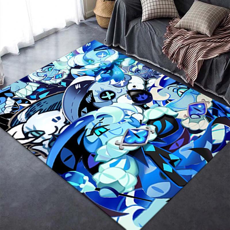 2025 New Shadow Milk Cookie Carpet Rug for Living Room Bedroom Home Sofa Decoration,Kids play Non-slip Floor Mat151