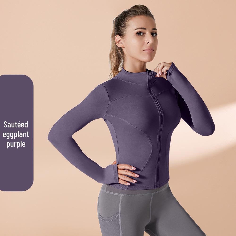 

Приталенная куртка для йоги и бега Medium