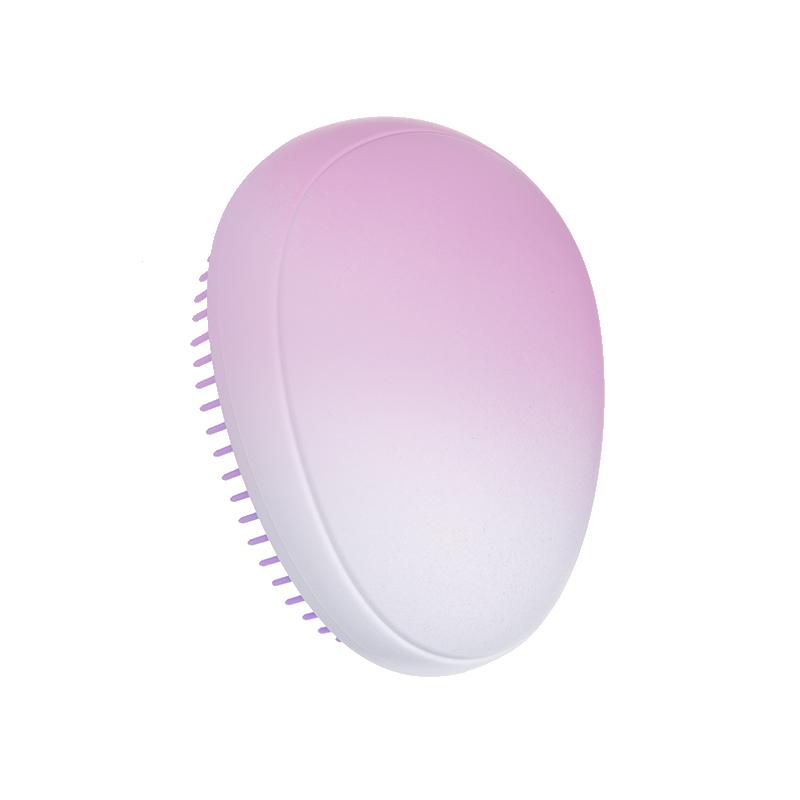 1 Adet Mini Dolaşık Açıcı Saç Fırçası Gradyan Yumurta Yuvarlak Şekil Dolaşık Saç Fırçaları Yumuşak Saç Fırçası Salon Kendin Yap Saç Şekillendirme Aletleri