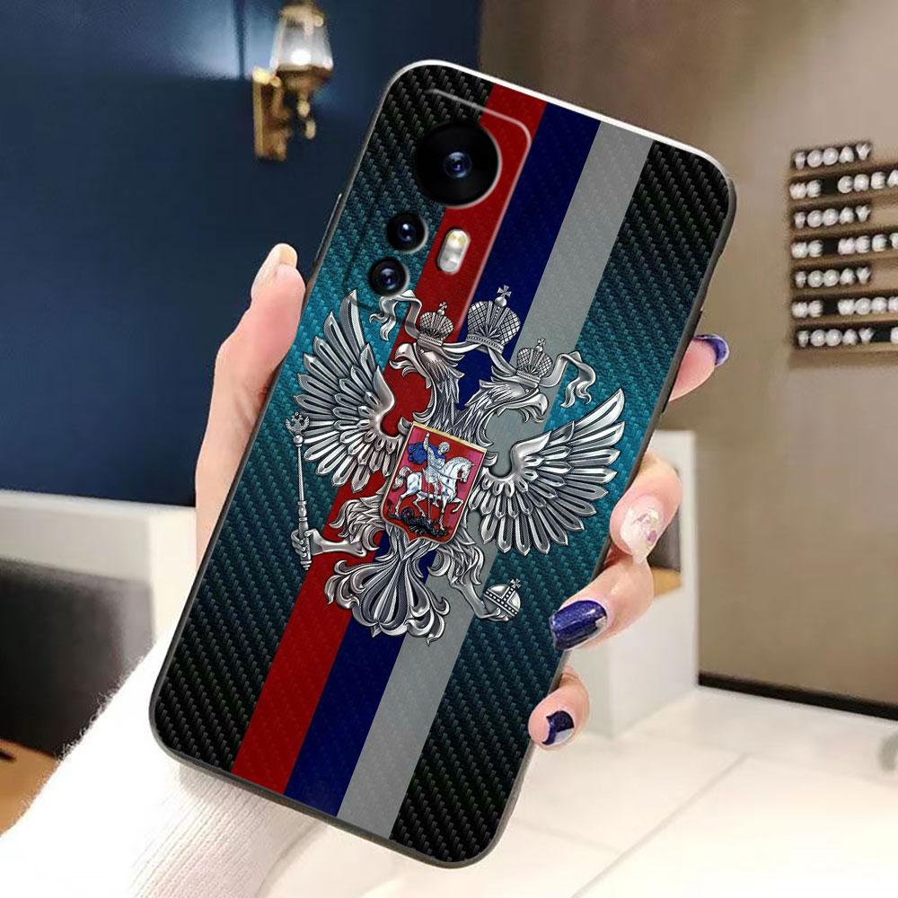 Russia Vintage Emblem Flag Cover Phone Case For Xiaomi 15 15T 14 14T 13 12T 11 11T POCO F8 F7 F6 F5 X7 X5 M6 M7 PRO Ultra Case