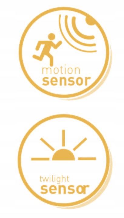 E27 3000K LED motion and twilight sensor bulb