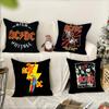 Hot AC-DC Rock Band  Pillowcases Cushion Covers Living Room Sofas Home Decor Gifts