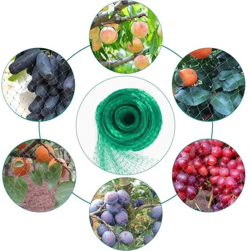 Garden Bird Netting Anti-Bird Protection Mesh Net for Plants, Fruit Trees & Vegetables, Multiple Sizes 2x2m 2x5m 4x4m 4x5m