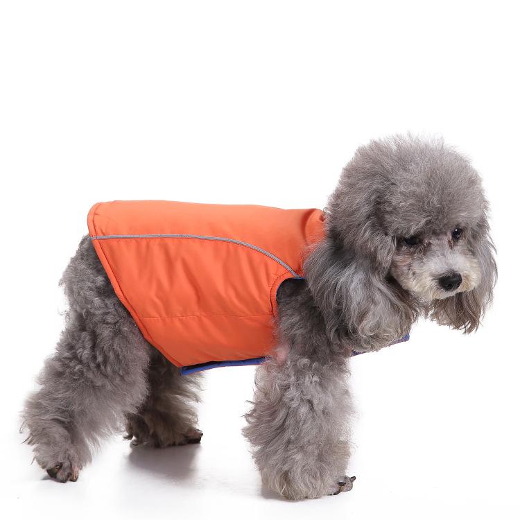 Warm Quilted Dog Jacket: Lamb Fleece Zipper Coat for Winter