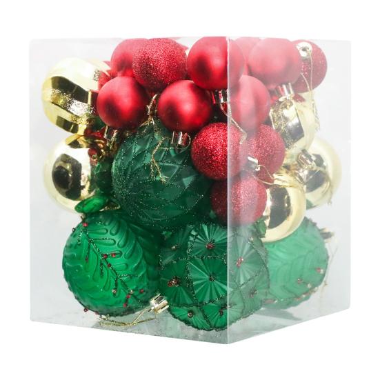 36 Pcs Christmas Balls Ornaments Shatterproof Plastic Balls Christmas Tree Decoration with Hanging Loop for Xmas Tree Wedding Holiday Party Decor