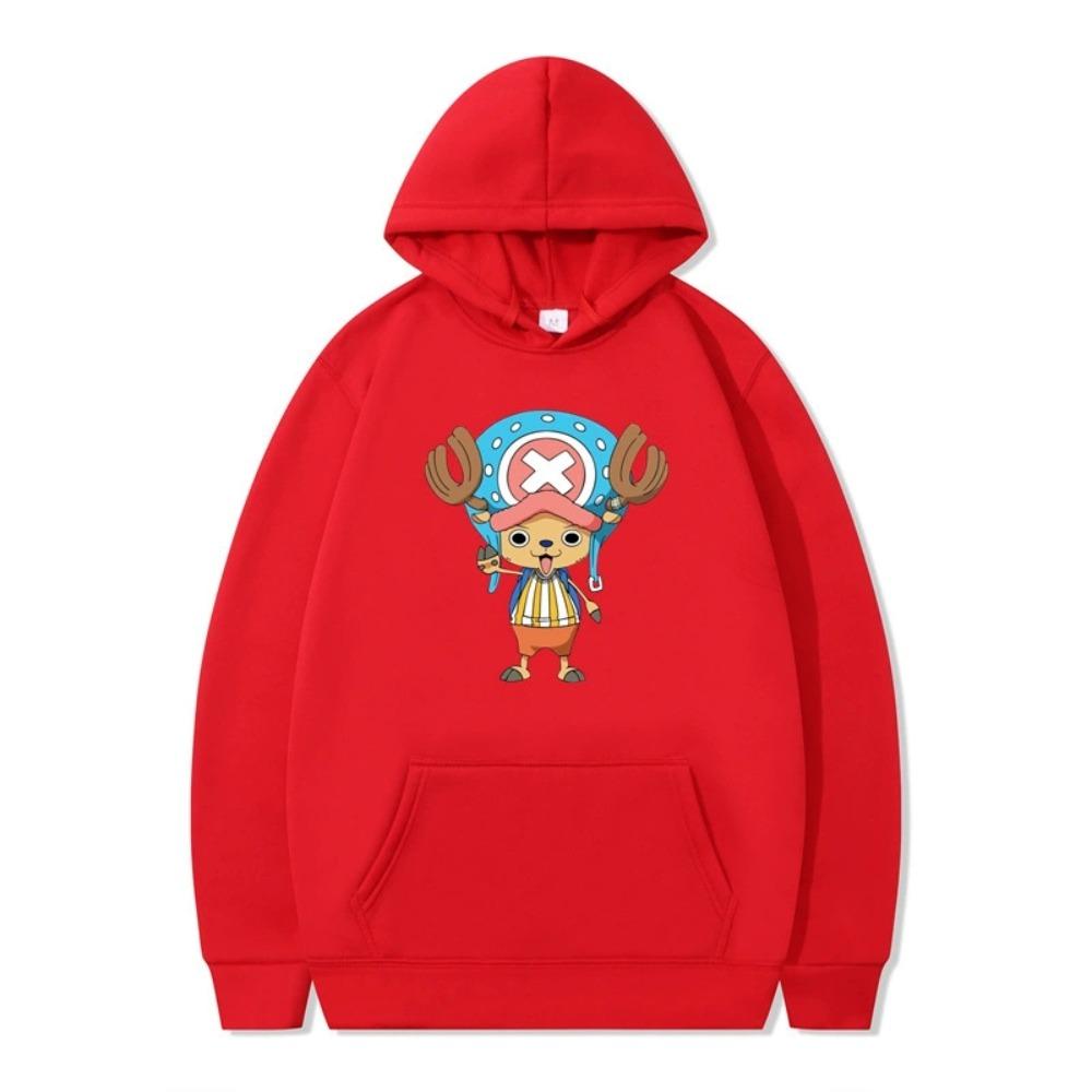 Mens Womens Hoodie ONE PIECE Anime Tony Tony Chopper Hoodies Streetwear Casual Cartoon Printed Hooded Pullover Sweatshirts