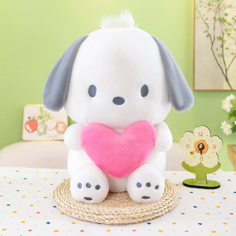 

New cute couple Pacha dog doll plush toy love Pacha dog doll large sleeping pillow gift 35cm